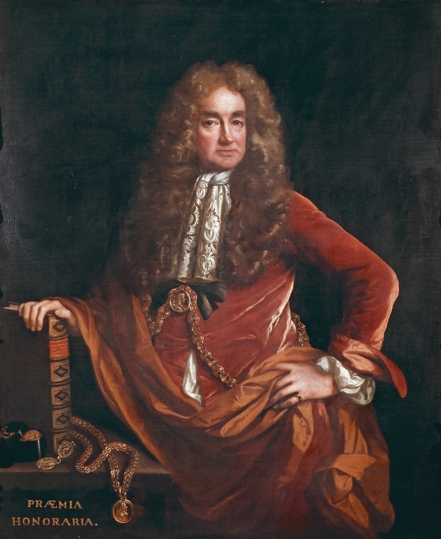 Portrait of Elias Ashmole, by John Riley (image from Wikimedia Commons)