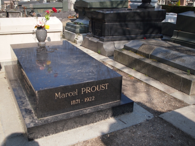 Author Marcel Proust is one of the many famous figures buried at 